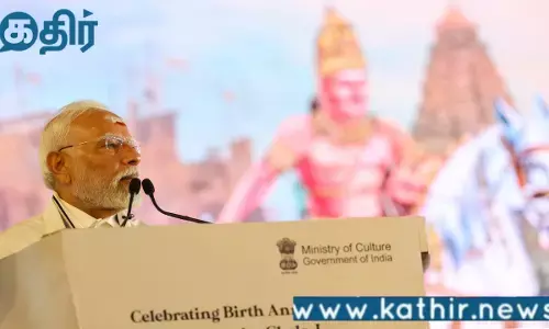 தமிழகத்தில் ராஜராஜ சோழன், முதலாம் ராஜேந்திர சோழனுக்கு பிரம்மாண்ட சிலை அமைக்கப்படும்:பிரதமர் உறுதி