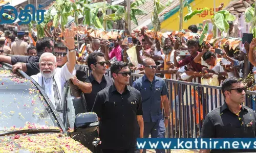 கங்கைகொண்ட சோழபுரத்தில் பிரதமர் மோடி: ஓங்கி ஒலித்த பொதுமக்கள் குரல்கள்!