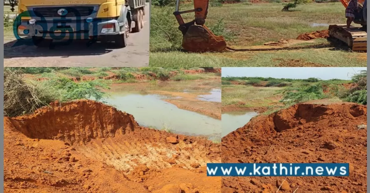 மணல் கடத்தலைத் தடுத்தால் மரணத்தைப் பரிசளிக்குமா தி.மு.க? பா.ஜ.க மாநில தலைவர் கேள்வி?