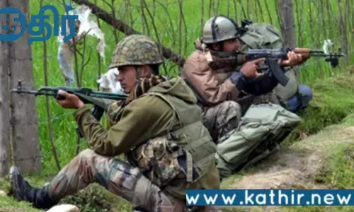 தீவிரவாதிகளுக்கு எதிராக நடத்திய தாக்குதல்!! காஷ்மீர் பகுதியில் பரபரப்பு!!