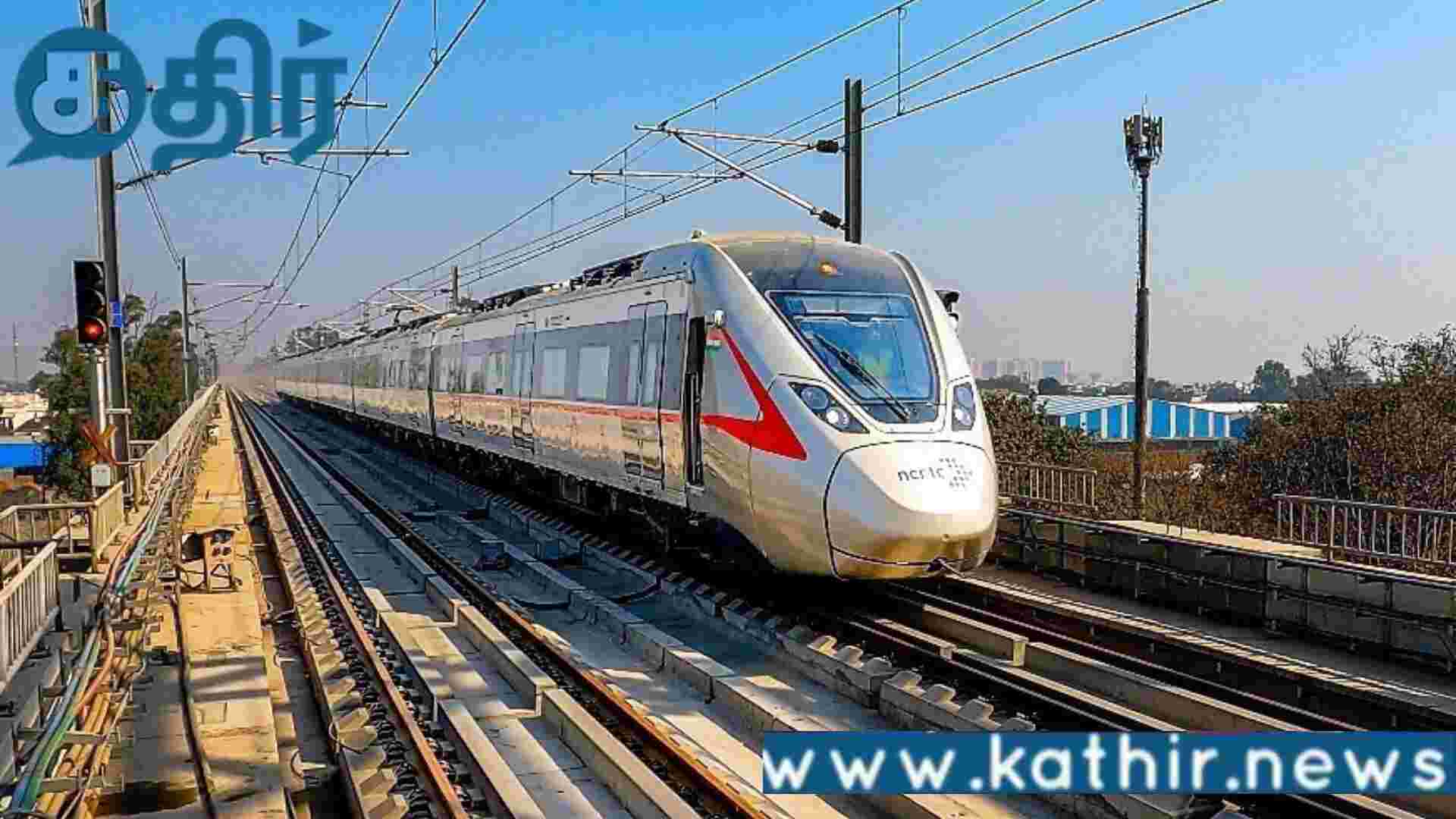 160 கிலோமீட்டர் வேகத்தில் பயணம் செய்யும் நமோ பாரத் ரயில்!!