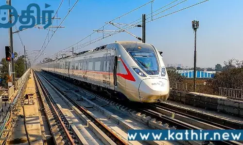 160 கிலோமீட்டர் வேகத்தில் பயணம் செய்யும் நமோ பாரத் ரயில்!!