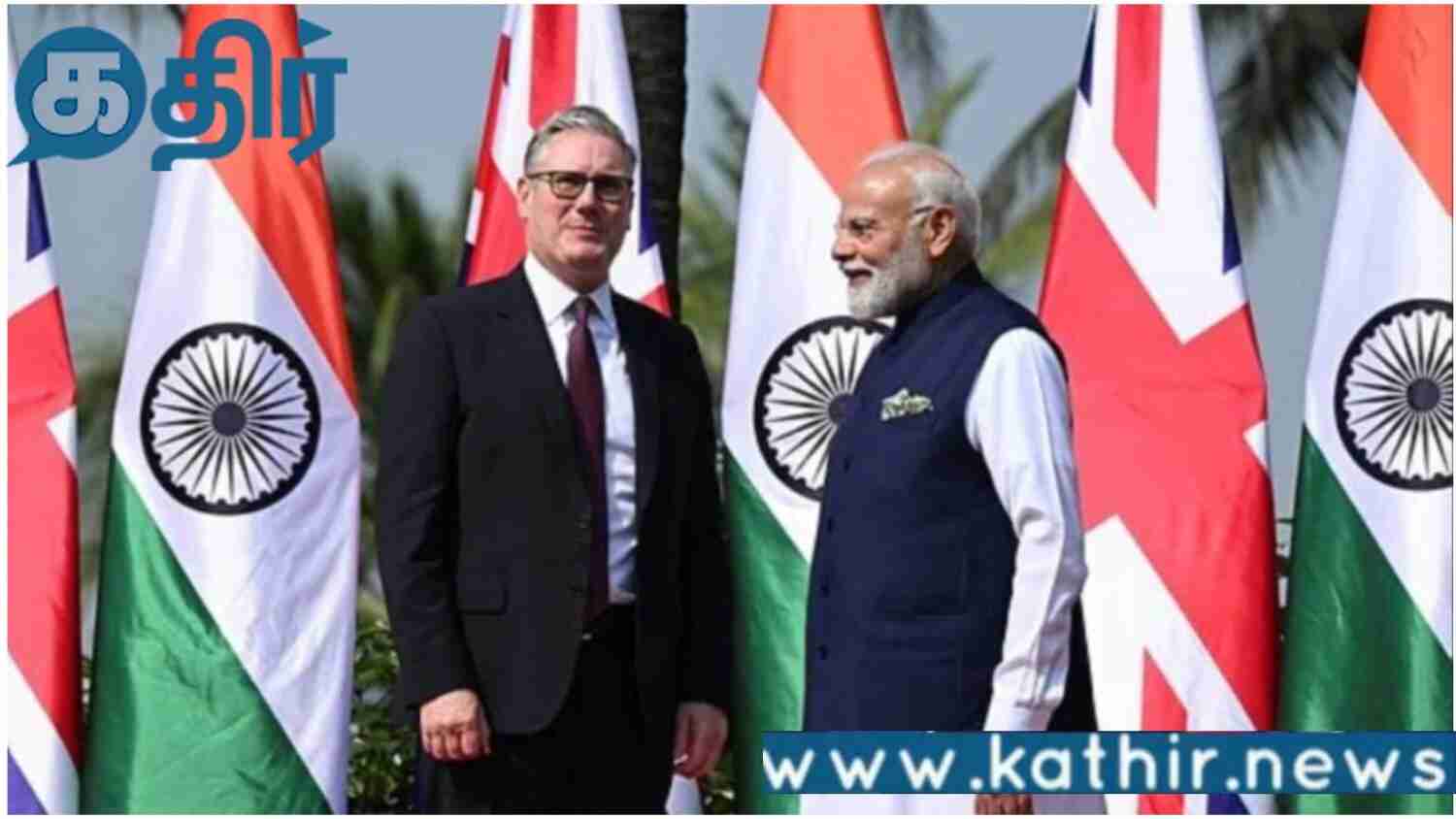 பிரதமர் மோடியை சந்தித்த இங்கிலாந்து பிரதமர்!! ஏவுகணைகளுக்காக ரூ.4,155 கோடிக்கு ஒப்பந்தம்!!