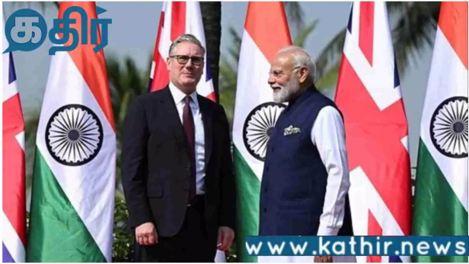 பிரதமர் மோடியை சந்தித்த இங்கிலாந்து பிரதமர்!! ஏவுகணைகளுக்காக ரூ.4,155 கோடிக்கு ஒப்பந்தம்!!