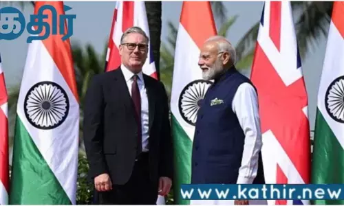 பிரதமர் மோடியை சந்தித்த இங்கிலாந்து பிரதமர்!! ஏவுகணைகளுக்காக ரூ.4,155 கோடிக்கு ஒப்பந்தம்!!