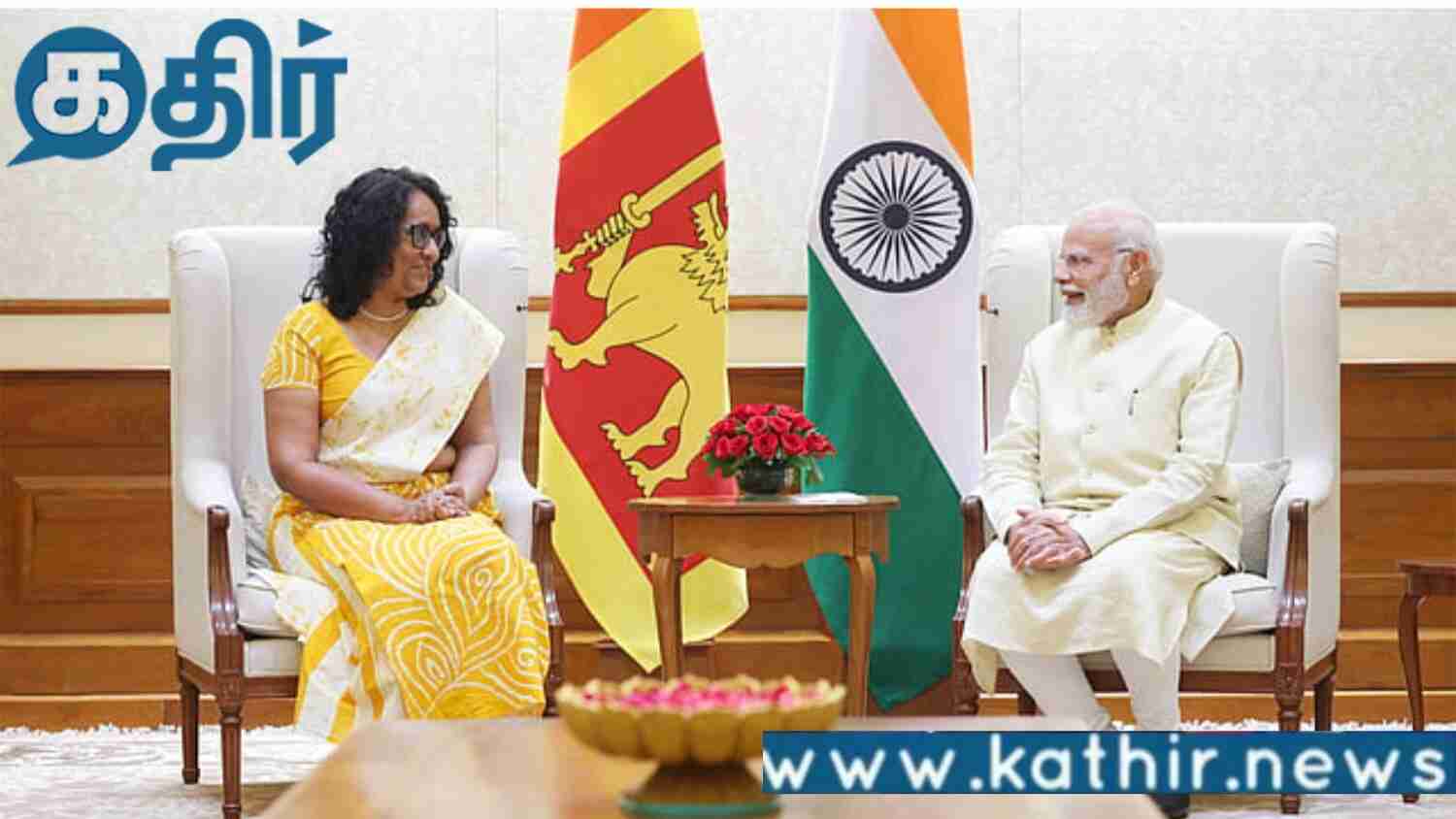 இந்திய மீனவர்களின் நலனுக்காக இலங்கை பிரதமரிடம் பேசிய பிரதமர் மோடி!!