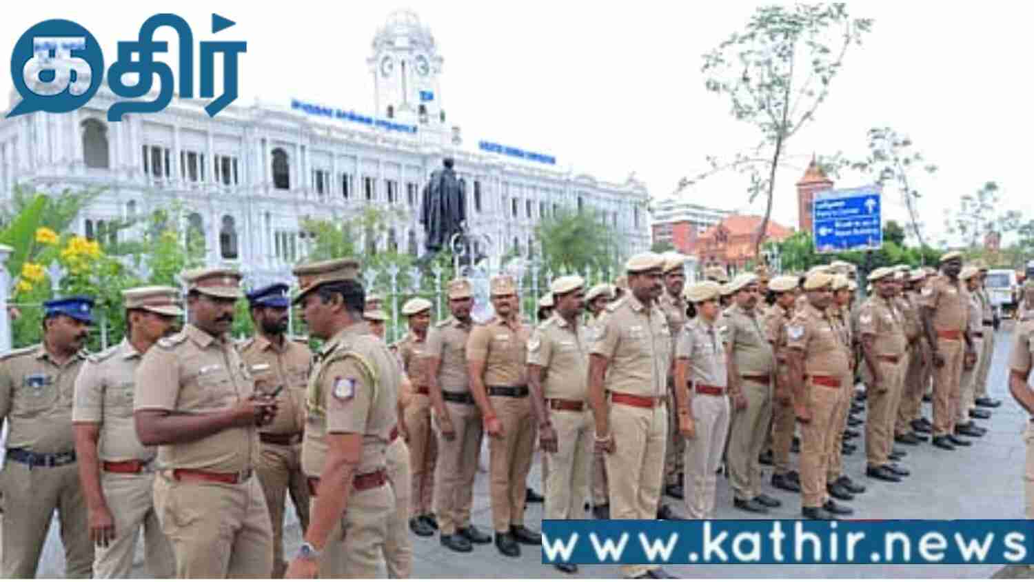 நூறாவது நாளாக தொடரும் போராட்டம்!! சென்னை ரிப்பன் மாளிகை முன்பு குவிந்த போலீசார்!!