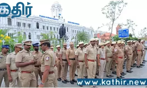 நூறாவது நாளாக தொடரும் போராட்டம்!! சென்னை ரிப்பன் மாளிகை முன்பு குவிந்த போலீசார்!!