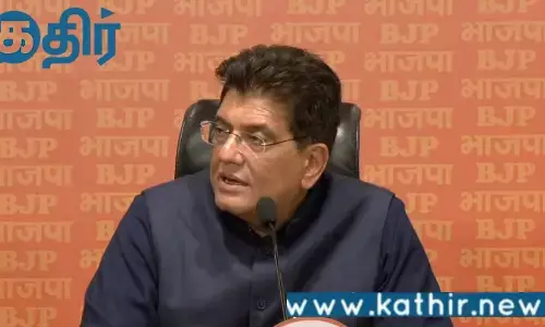 திமுக அரசு இந்து விரோத மனப்பான்மை கொண்டது - பியூஷ் கோயல் குற்றசாட்டு!!