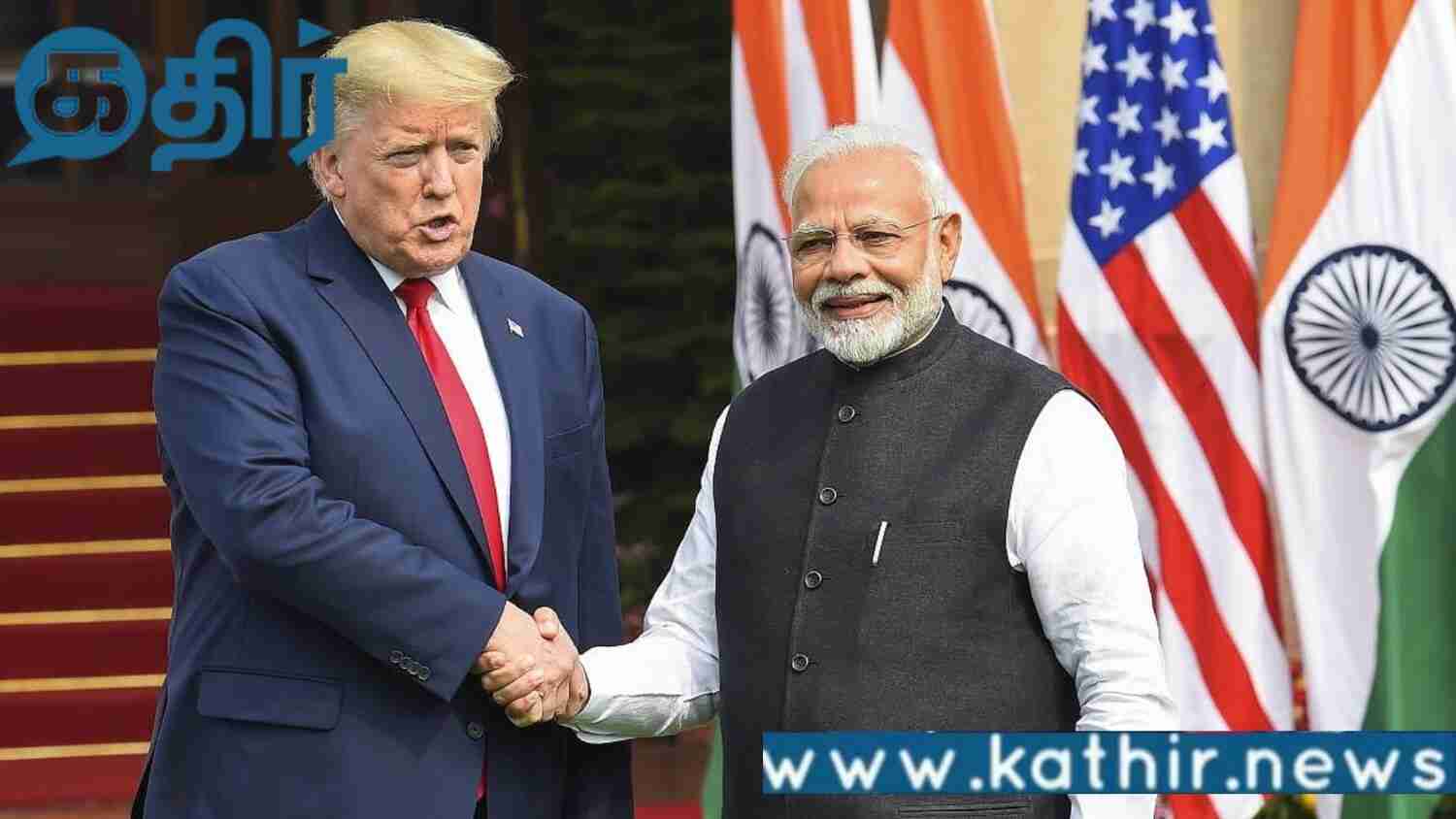 ட்ரம்ப்-மோடி உரையாடல்!! மேற்காசியா மோதல் குறித்து விவாதம்!!