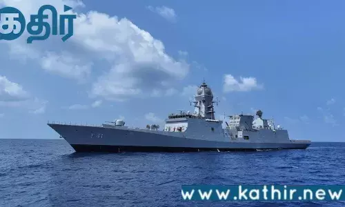 ஐஎன்எஸ் தாராகிரி போர்க்கப்பல்!!இந்தியக் கடற்படையின் வலிமை அதிகரிப்பு!!